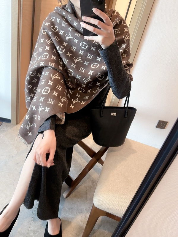 ブランドマフラー素材ディテール